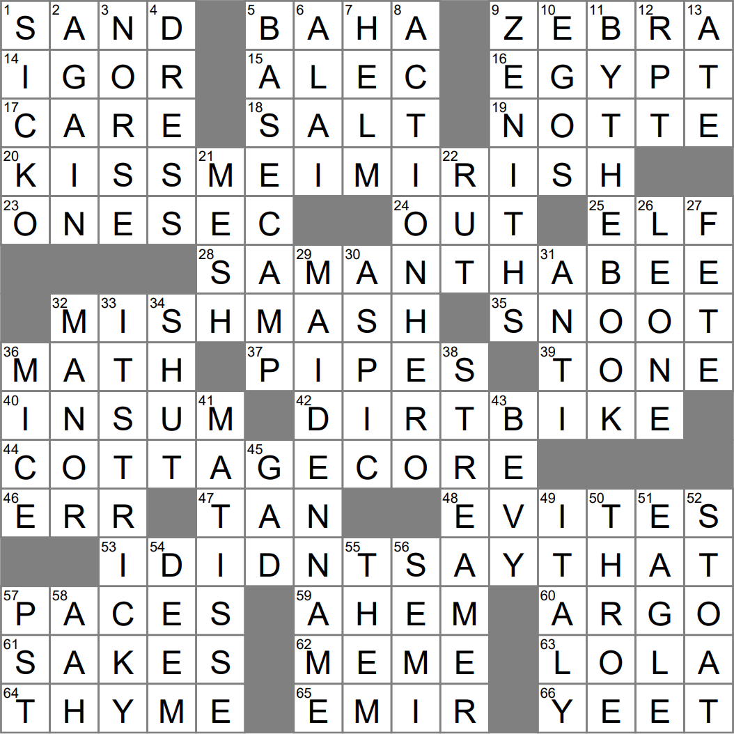 Super Followers Crossword Clue Archives LAXCrossword
