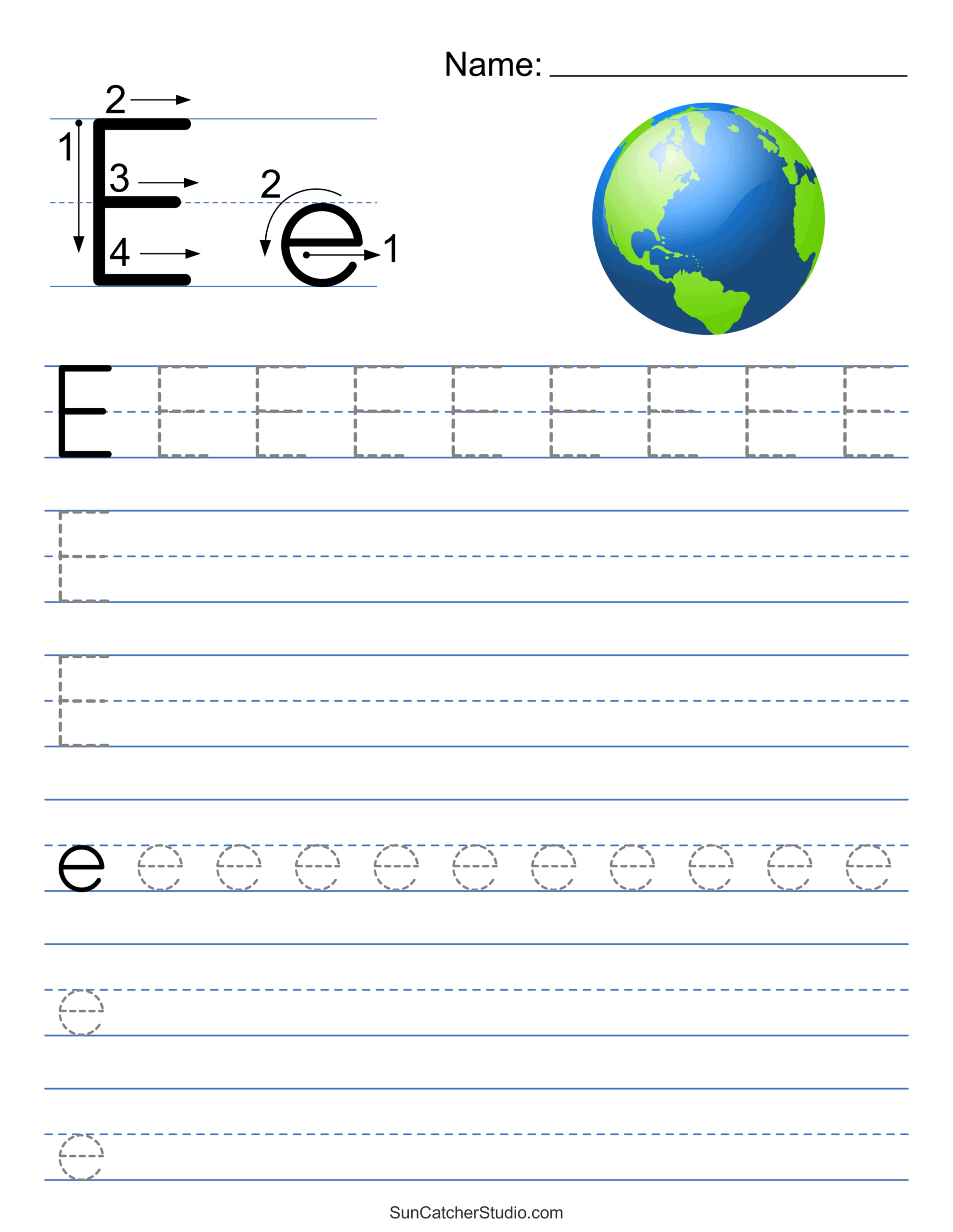 free printable traceable alphabet