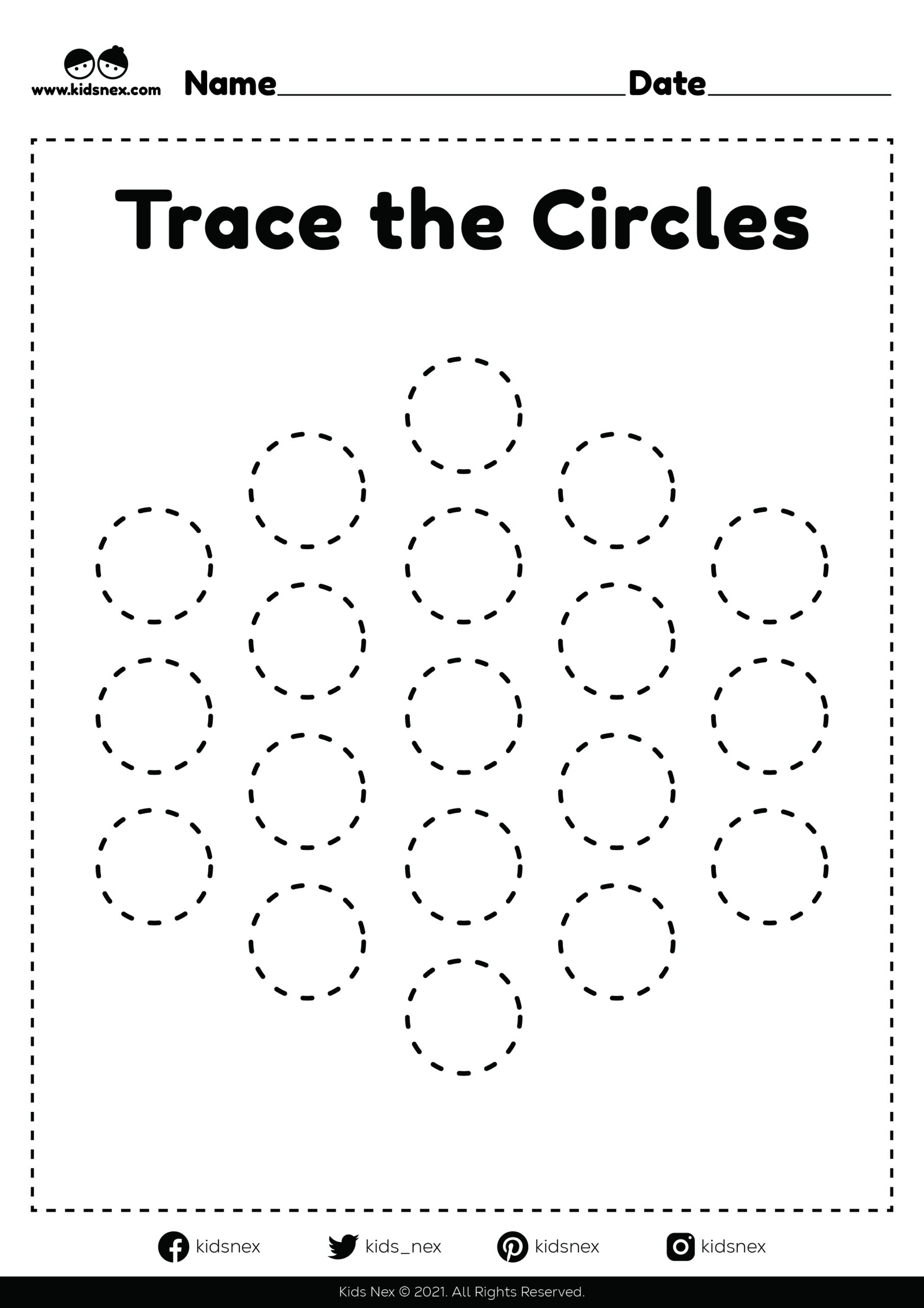 preschool tracing sheets