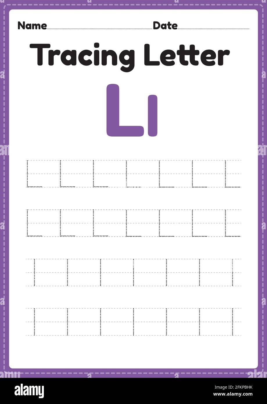 tracing letters worksheets