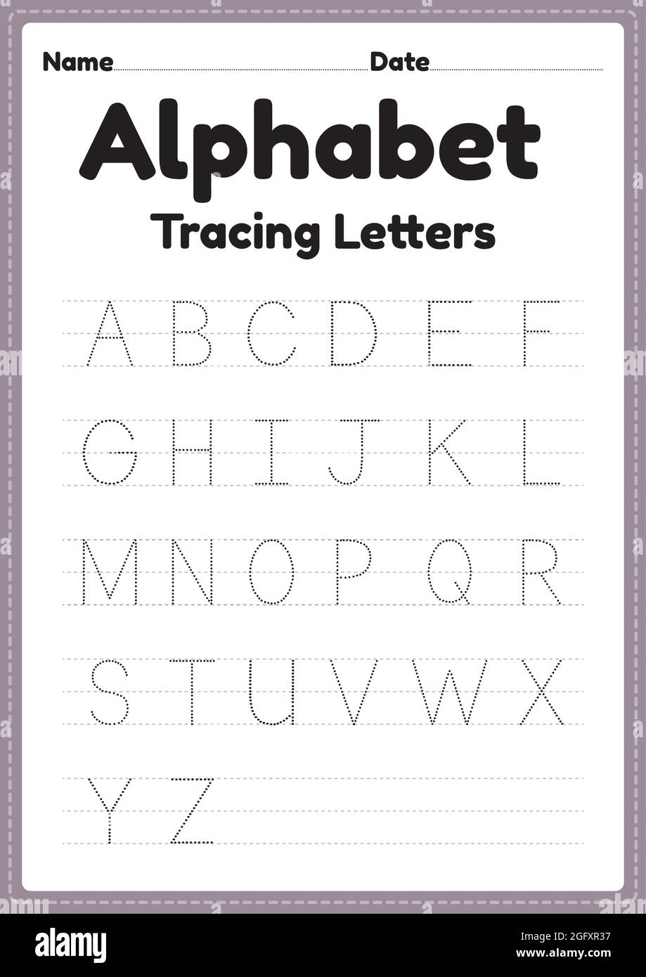 traceable letter printables