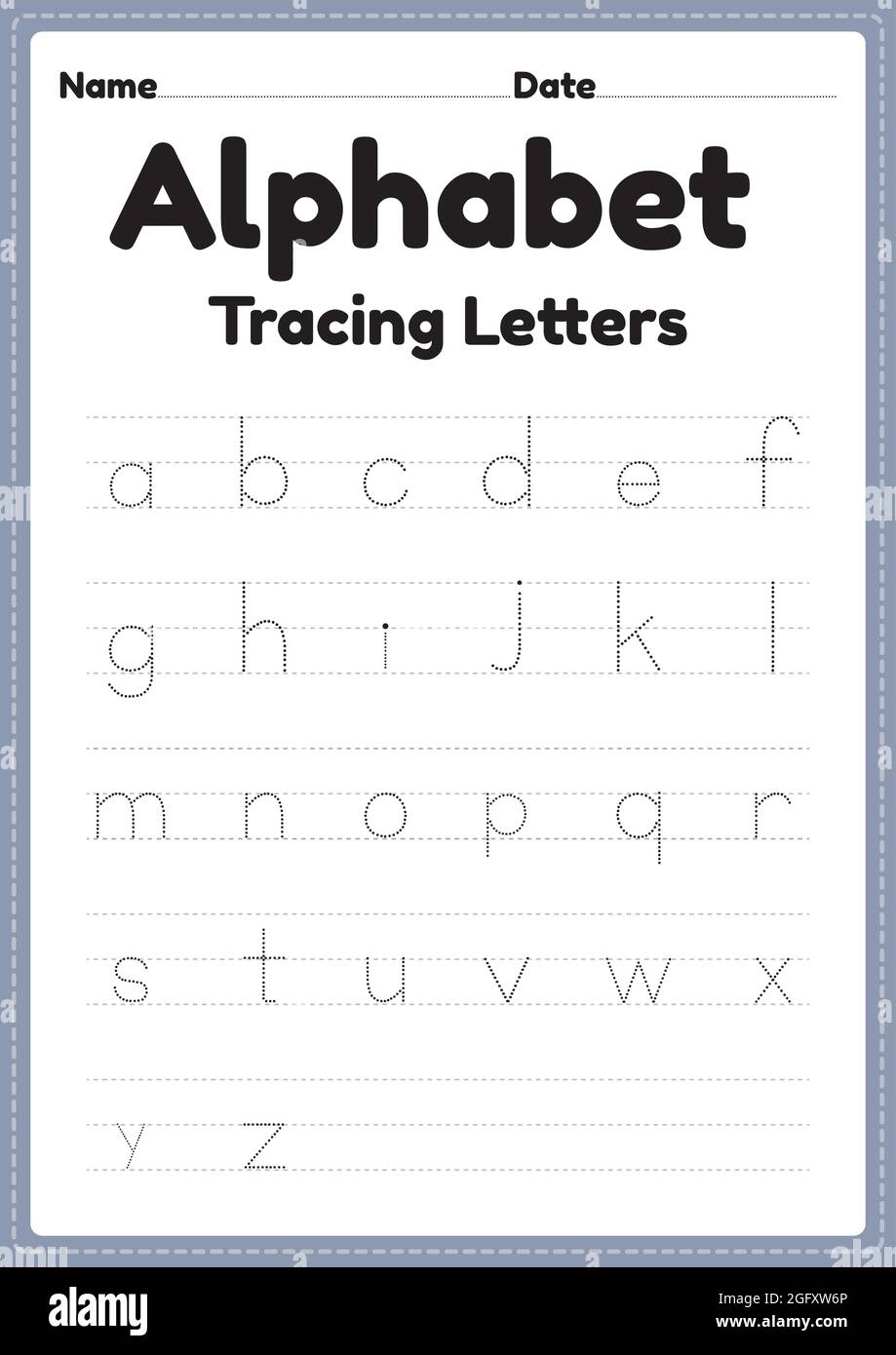 printable letter tracing pages