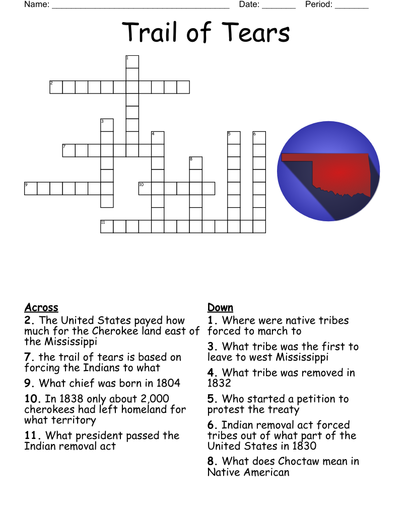 oklahoma tribe crossword clue