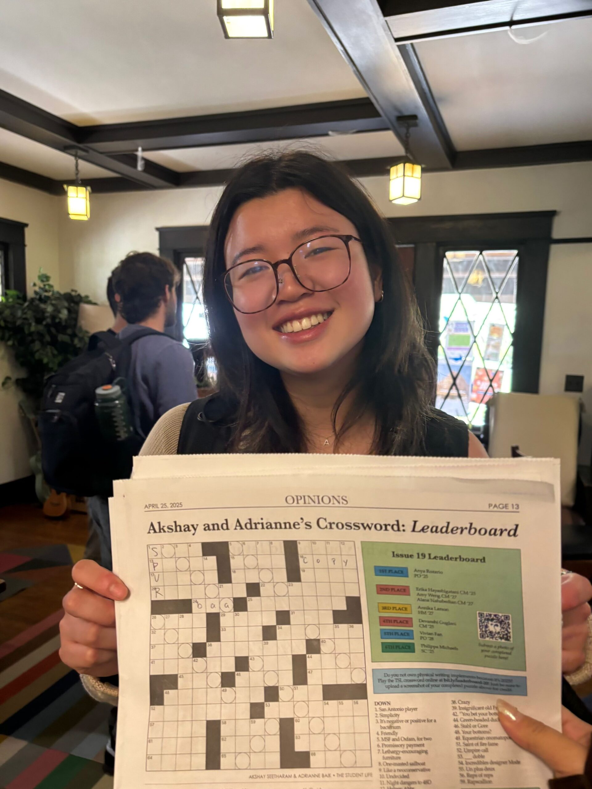 TSL Crossword Constructor Adrianne Baik Debuts Puzzle In The New York Times The Student Life TSL Crossword Constructor Adrianne Baik Debuts Puzzle In The New York Times The Student Life