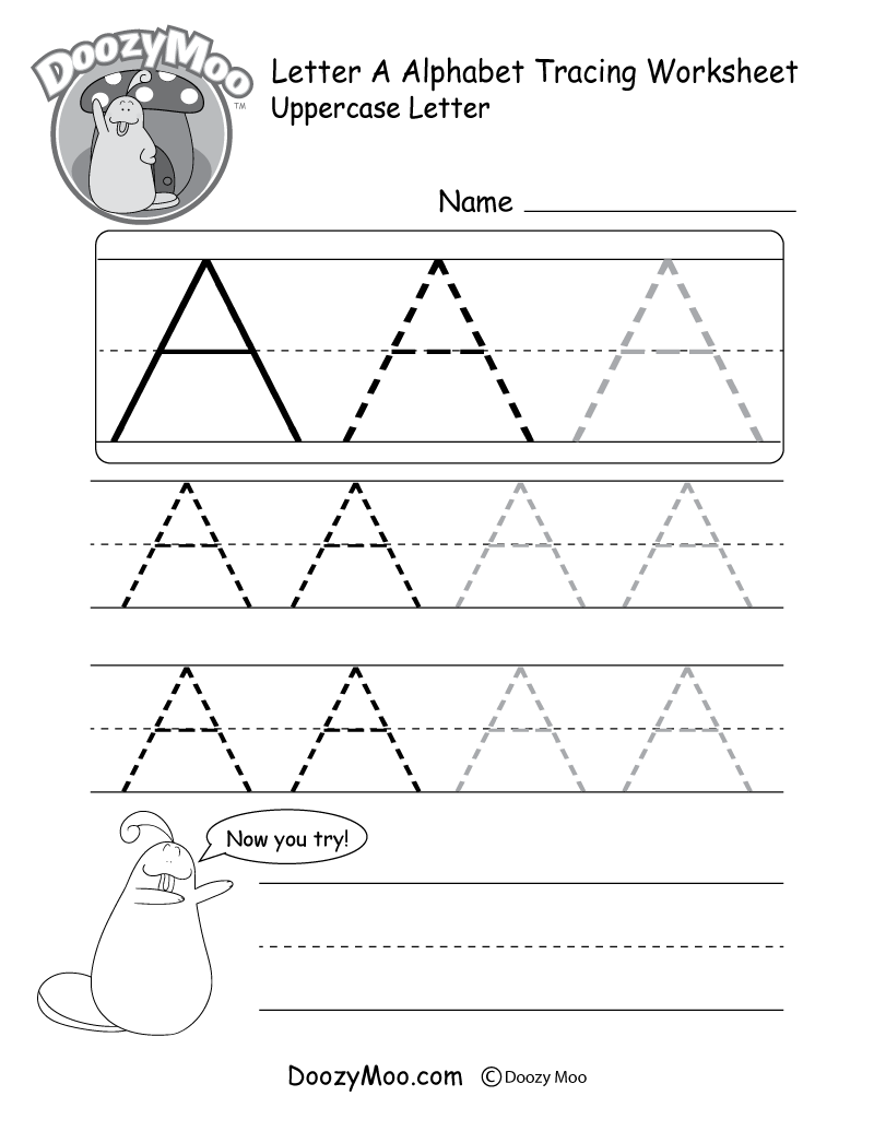 letter tracing worksheets pdf