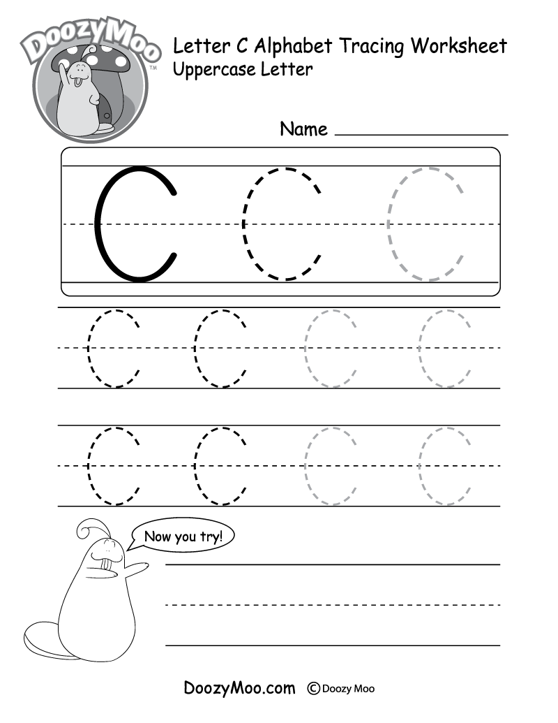 letter c worksheet