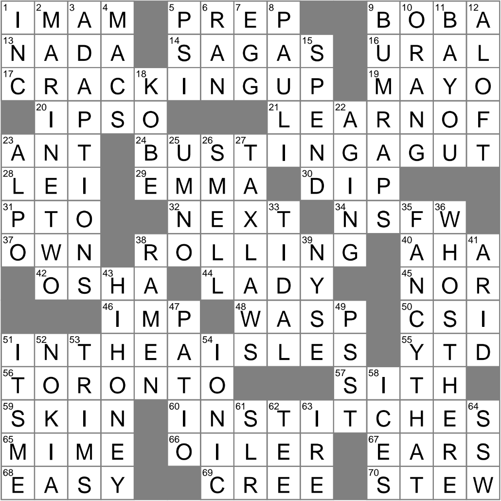 Withholding Information Crossword Clue Archives LAXCrossword