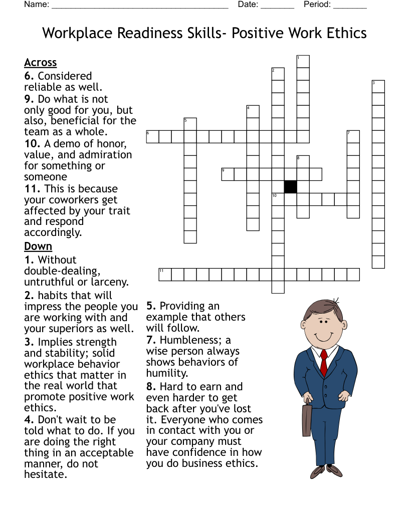 WORK CROSSWORD WordMint